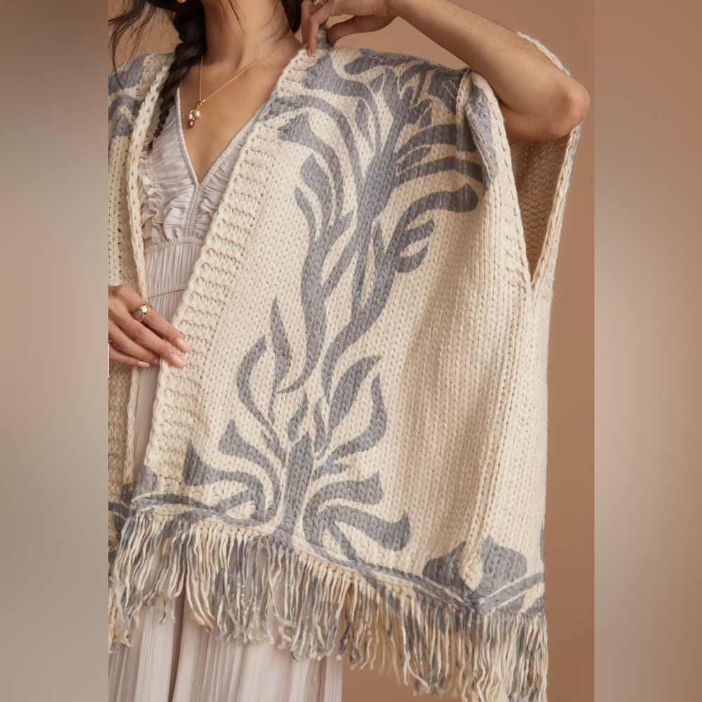 Anthropologie | Fringed Duster Cardigan